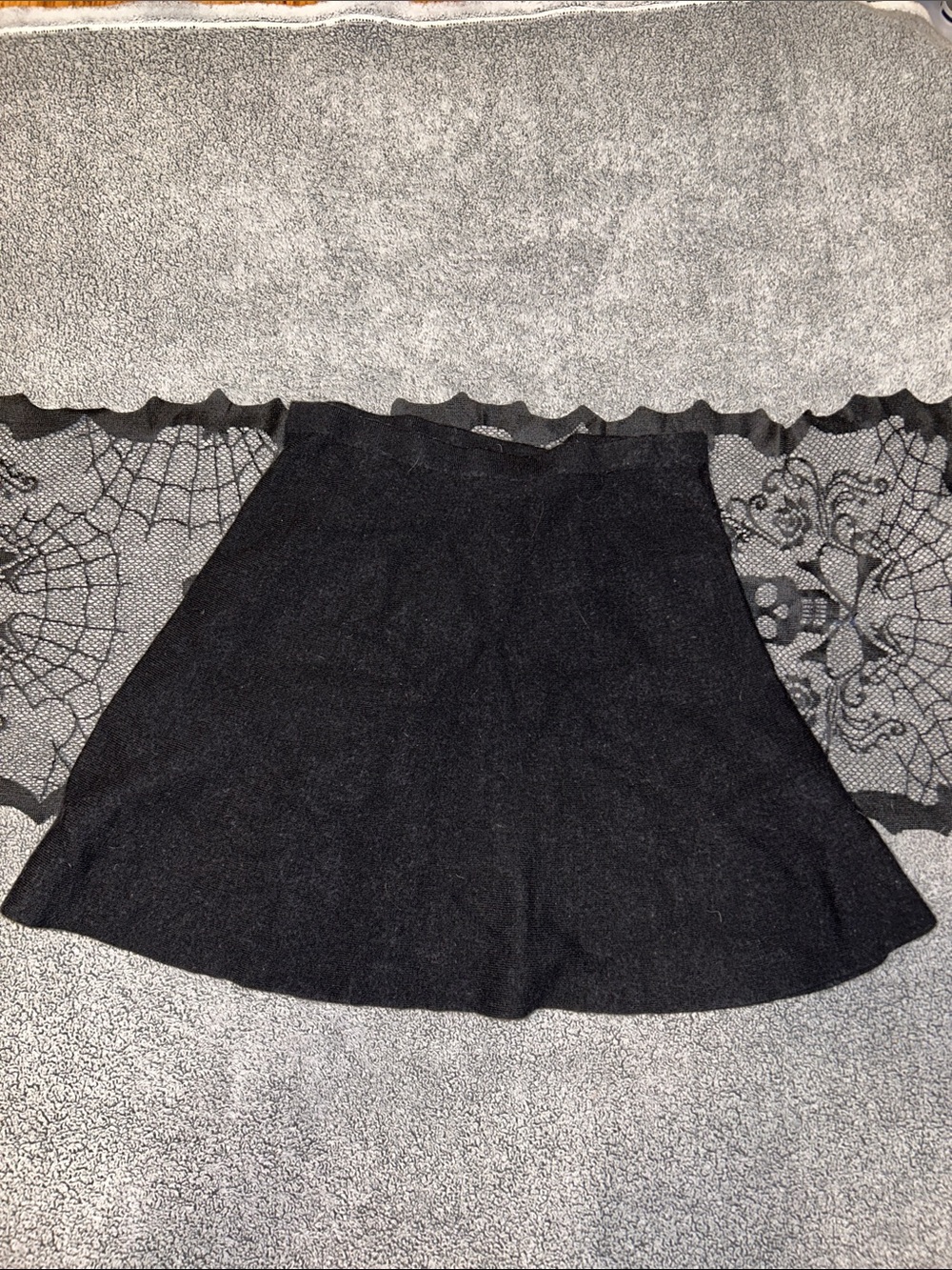 Women's Black A-Line Skirt